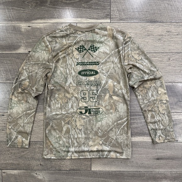 Honda x JT Racing Shirt Mens Size Small Jersey Long Sleeve Mossy Camo Green NEW - Picture 7 of 7